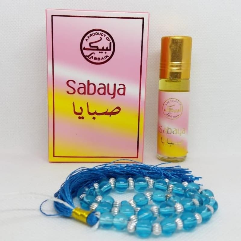 Sabaya Attar 6 ml with Tasbeeh free Non Alcoholic Perfume