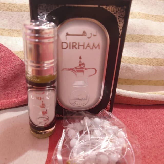 Dirham Attar 6 ml with Tasbeeh free Non Alcoholic Perfume Darham Company of