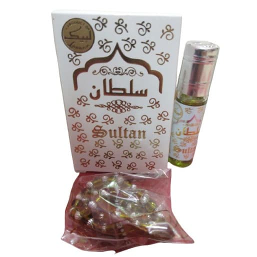 Sultan Attar 6 ml with Tasbeeh free Non Alcoholic Perfume Company of Labbai